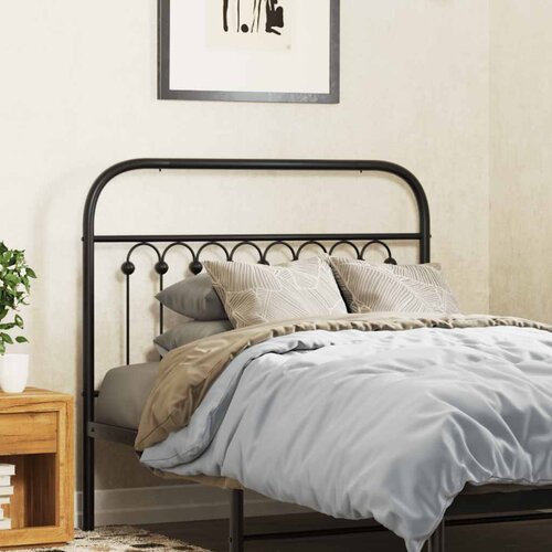  Metalno zamjensko uzglavlje crno 100 cm Cene