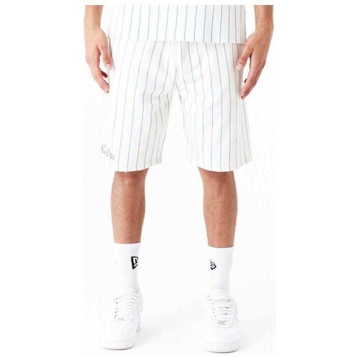 New Era Kratke hlače & Bermuda Ne pinstripe shorts newera Bela Cene