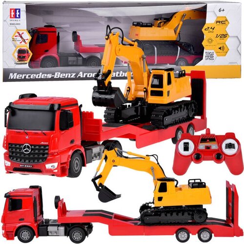  Set daljinskog upravljača Mercedes kamion + prikolica bager mjerilo 1:26 RC0693 Cijene