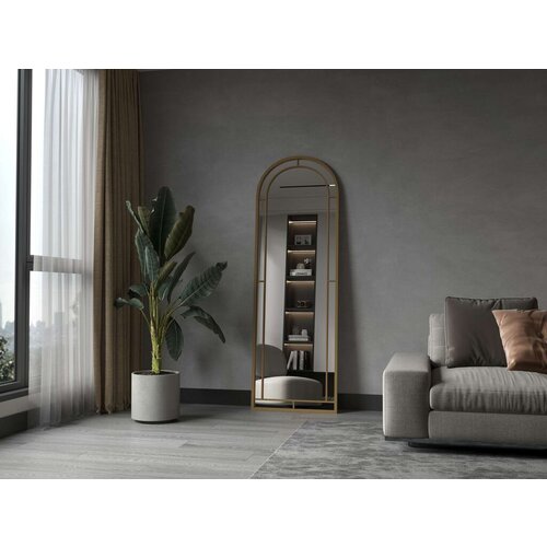 Hanah home podno ogledalo luna, 60 cm x 180 cm, zlatne boje Cene