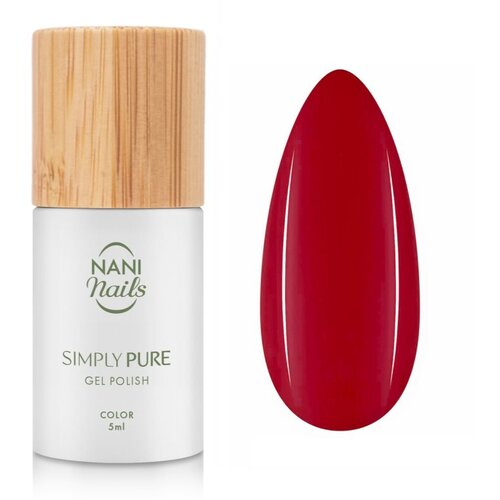 NANI Nails Simly Pure gel lak za nokte s kori&amp;scaron;tenjem UV/LED lampe nijansa Dark Rose 5 ml Slike
