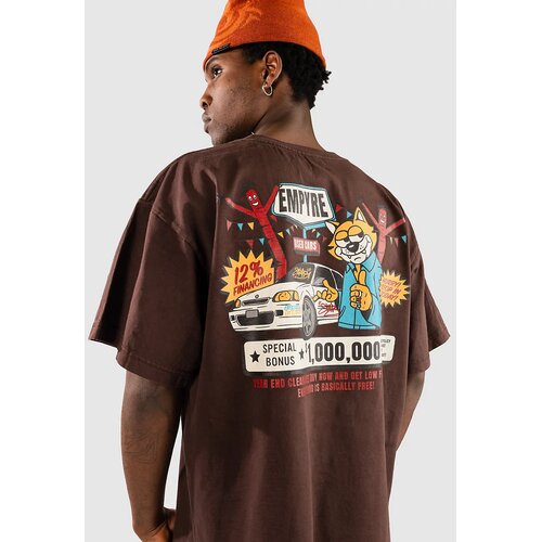 Empyre Used Cars Boxy T-shirt vintage brown Slike