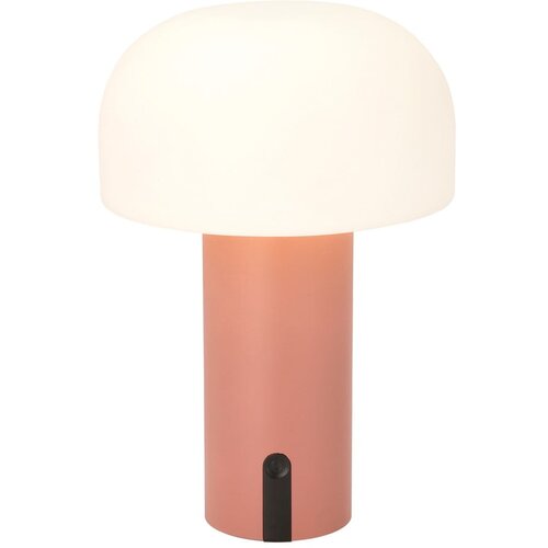 Villa Collection Bela/rožnata LED namizna svetilka (višina 22,5 cm) Styles – Cene