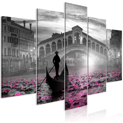  Slika - Magic Venice (5 Parts) Wide Grey 100x50