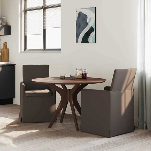  Trpezarijske stolice 2 pcs Tamno siva 57 x 67 x 95 cm Slike