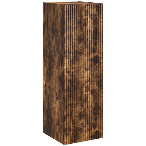 vidaXL Omejen kabineta za kopalnico Dimljen hrast 33 x 34,5 x 60 cm, (5000245193) Cene