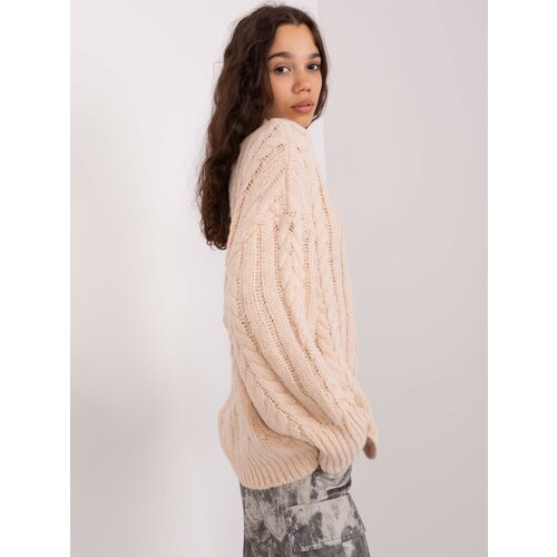 Wool Fashion Italia Sweater-AT-SW-2363-2.30-light beige Slike