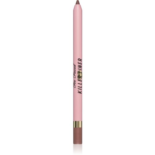 Too Faced Killer Liner 36 Hour Waterproof Gel Eyeliner Pencil vodoodporni gel svinčnik za oči za dolgoobstojen učinek odtenek Taupe 1,2 g Cene
