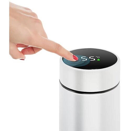  Termosica s digitalnim termometrom - bijela Slike