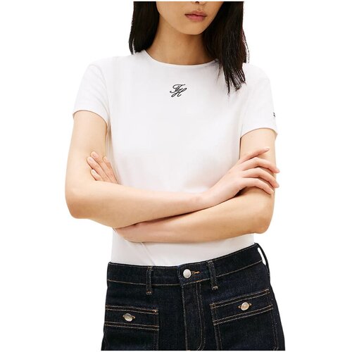 Tommy Hilfiger Majice &amp;amp; Polo majice WW0WW48710 Bela Slike