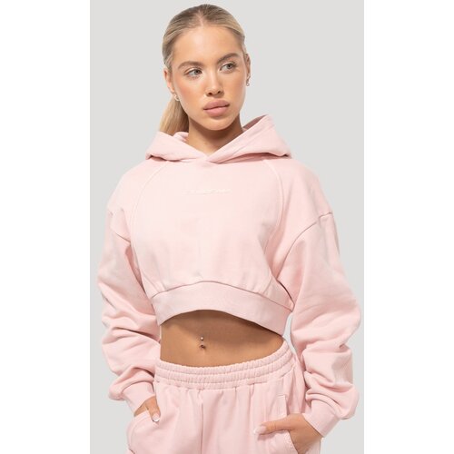 GymBeam Women&lsquo;s Mochi Cropped Hoodie Pink XXL Cene