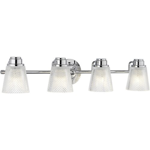 Quintiesse Hudson Stenska svetilka s 4 lučmi, polirani krom, IP44, (22098927) Cene