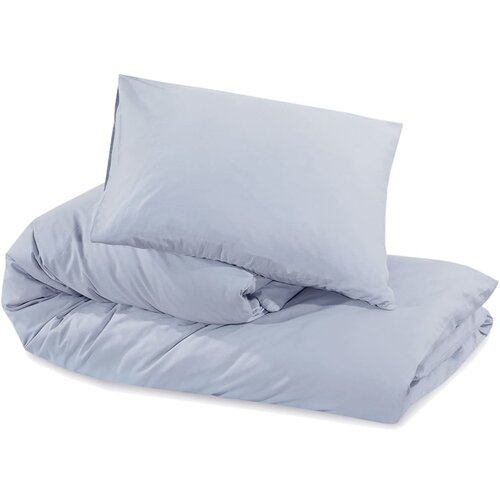  Set posteljine za poplun sivi 260x240 cm lagana mikrovlakna Slike