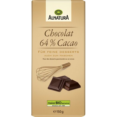 BIO Chocolat 64%, tamna čokolada za deserte - 150 g Cene
