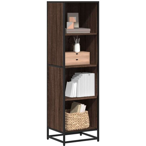 vidaXL Ormarić za knjige smeđi hrast 40x35x139 cm konstruirano drvo Cene