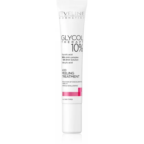 Eveline Cosmetics Glycol Therapy aktivni piling za nežno in gladko kožo s kislinami 20 ml
