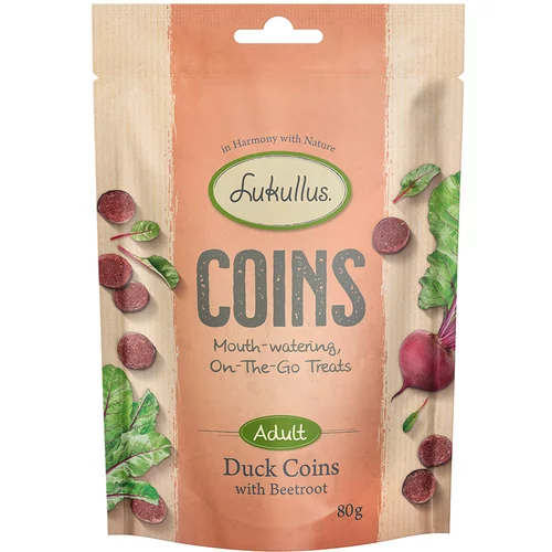 Lukullus Coins raca - Varčno pakiranje: 3 x 80 g
