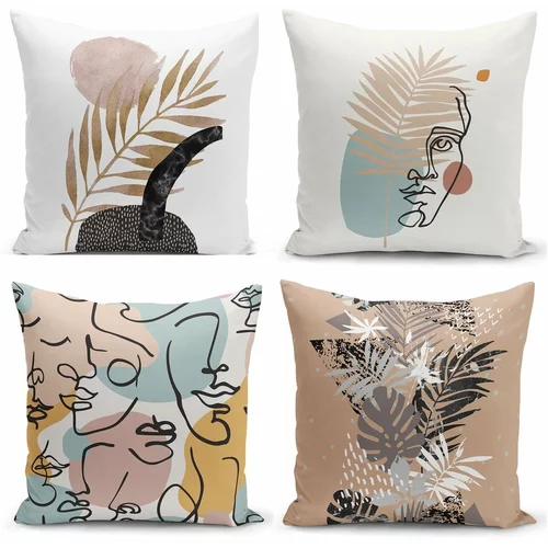 Minimalist Cushion Covers set od 4 jastučnice Cesso, 45 x 45 cm