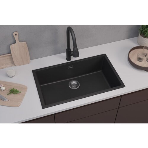 Alveus GRANITNA SUDOPERA OMNI 40 DEEP BLACK 750x450/198 mm Cene