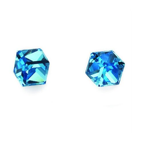  Ženske oliver weber sensitive cube mini aquamarine mindjuše sa swarovski kristalima ( s24004.202 ) Cene