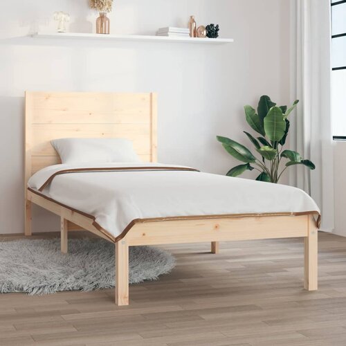  Okvir za krevet od masivnog drva 90 x 190 cm jednokrevetni Slike