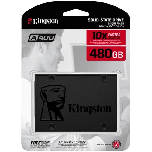 Kingston SSD A400 480GBup to 500MB/s Read and 450MB/s Write Cijene