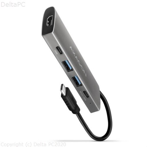  HUB 2x3.2 Gen 2, 2x-C(1x60W), HDMI HMC-5G2 AXA Slike