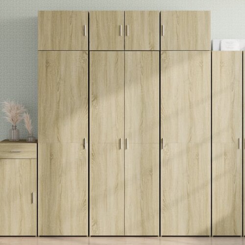 VidaXL Visoka omara sonoma hrast 70x42,5x185 cm inženirski les Slike