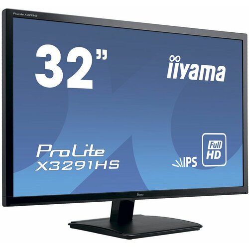 Iiyama 32" IPS-panel, 1920x1080, 5ms, 250cd/m², HDMI, DVI, VGA, Speakers monitor Cene
