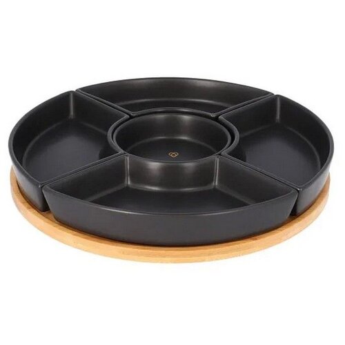 Poslužavnik FINCAN 30cm - Black - HML Slike