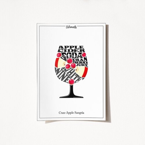 Wallity Poster Apple Sangria-2053, 50x70 cm Cene