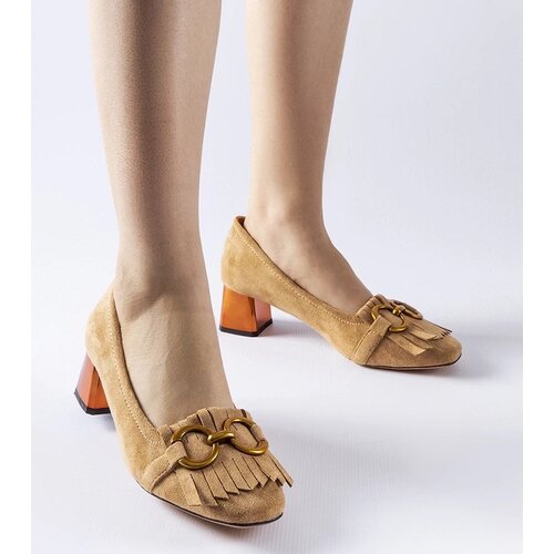 D/CEO Beige high heel pumps Unos Cene