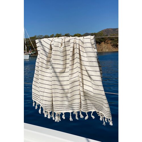 Lessentiel Maison Pe&amp;scaron;kir za plažu Crno-Krem Slike