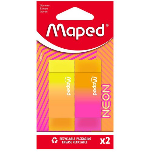 Maped Gumica neon blister 2kom Cene