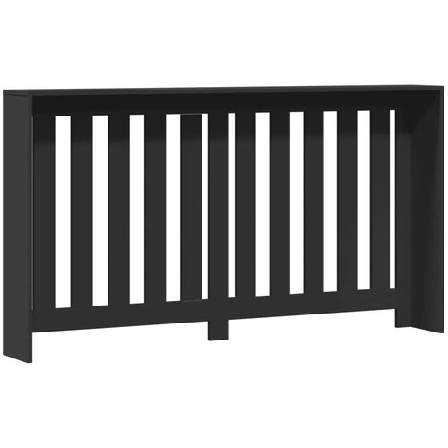 vidaXL Pokrov za radijator crni 149x20x82 cm konstruirano drvo Cijene