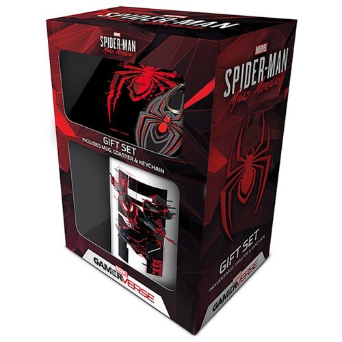 Pyramid Gift Set - Spider-Man - Miles Morales (Web Glitch) - Šolja, Podmetač & Privezak Cene
