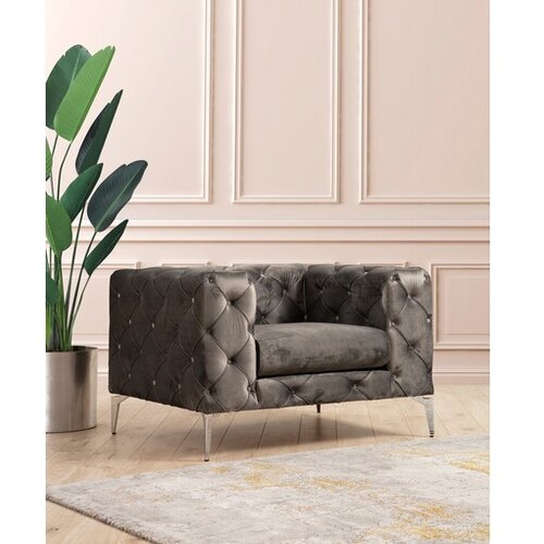 Atelier Del Sofa Antracitno siv fotelj Como &amp;ndash; Slike