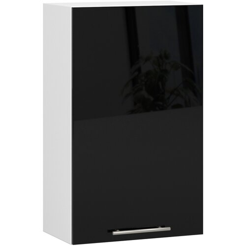 AKORD VISIČNI KUHINJSKI KABINET OLIVIA W 50cm BELO-ČRN SIJAJ H720, (21713587) Cene