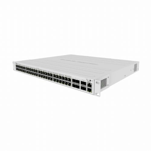MikroTik (CRS354-48P-4S 2Q RM) Cloud Router 54 Port Switch (48x 1GbE PoE 4x 10G SFP 2x 40G SFP ) Slike