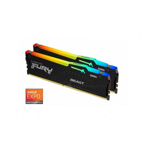 Kingston 32GB 5600MHz DDR5 RGBFury Beast (2x16), CL36, EXPO Cijene