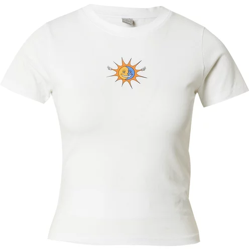 Iriedaily Majica 'Ying Sun' plava / žuta / narančasta / bijela