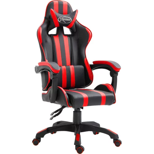  Igraća stolica od umjetne kože crvena
