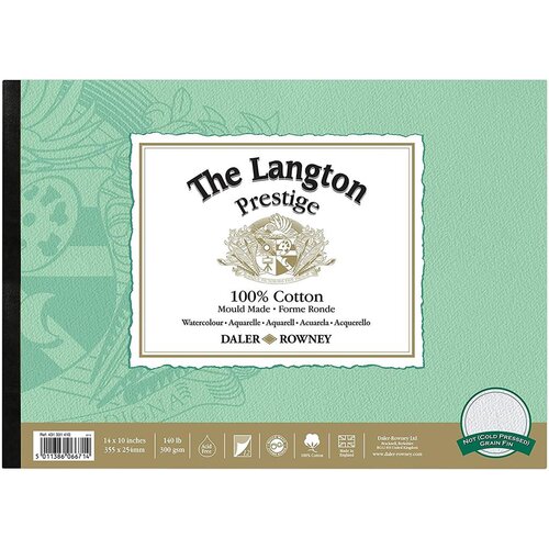 Daler Rowny Blok akvarelni Langton Prestige 35,5x25,4 cm, 300g, CP, 12 listni, (20631384) Cene