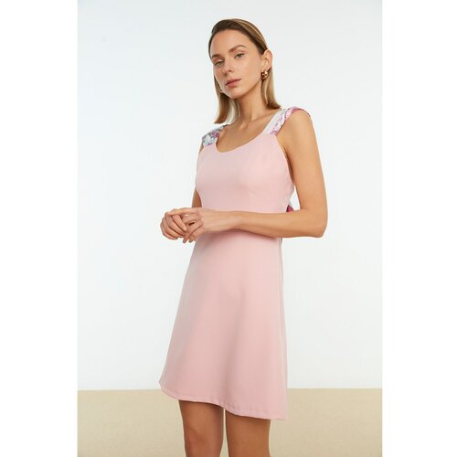 Trendyol Pink Lace Detailed Dress Slike