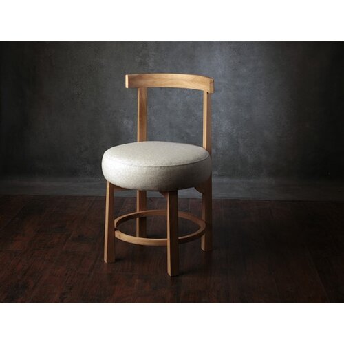 Meda_Furniture Luka - drvena stolica sa tapaciranim sedi&amp;scaron;tem Slike