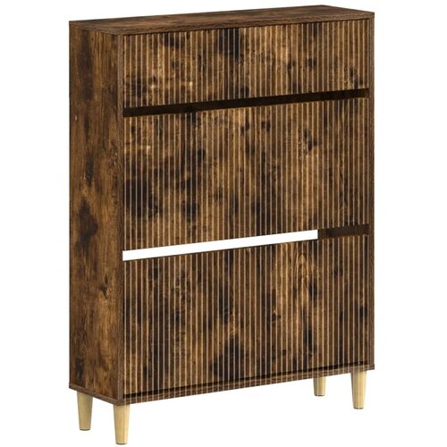  Ormar za cipele ARNHEM 78 x 24 x 103 cm Konstruirano drvo - Dimljeni hrast Cijene