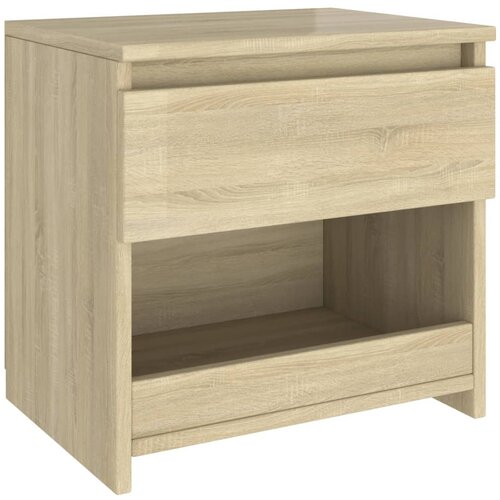 Maison Chic Nočna omarica - Nočna miza sonoma hrast 40x30x39 cm iverna plošča, (21690171) Cene
