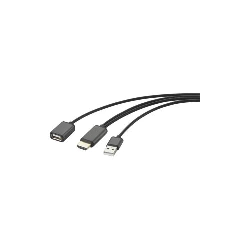 Renkforce RF-4700672 USB / HDMI adapterski kabel crna sa streaming funkcijom 2.00 m Cijene