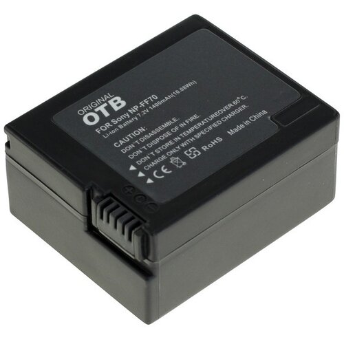 OTB Baterija NP-F70 / NP-FF71 za Sony DCR-HC1000 / DCR-IP5 / DCR-PC350, 1400 mAh Slike