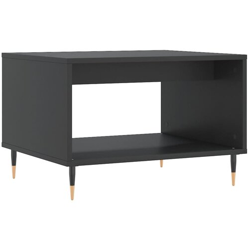 Maison Chic Klubska mizica - kavna mizica - Nizka mizica črna 60x50x40 cm inženirski les, (21753600) Slike